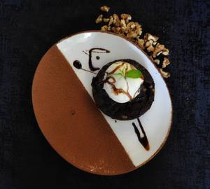 Hot Chocolate Walnut Brownie