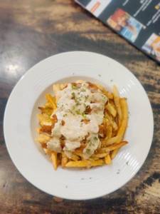 Loaded Fries with Chicken Strips