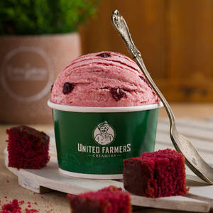 Red Velvet Cranberry Ice Cream