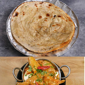 Roti (3 Nos) + Kadai Chicken