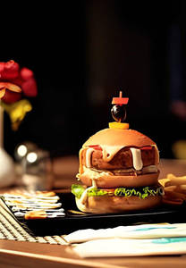 Delight Tandoori Burger (paneer)