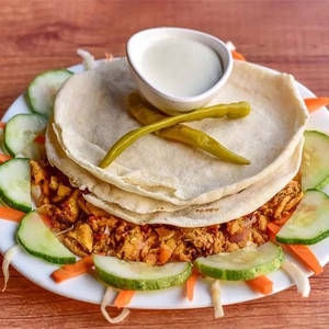 Classic Shawarma Platter- Full Meat.