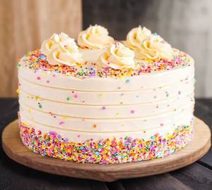 Vanilla Sprinkle Cake 