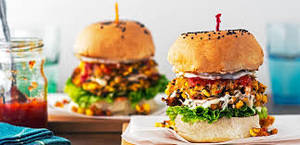 Corn Topping Burger