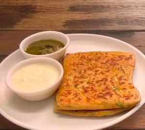 Egg bhurji paratha (1 Paratha)