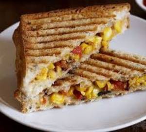 Corn and Cheese Sandwich