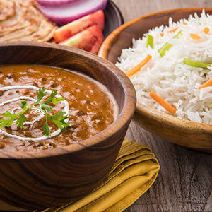 Dal Makhani rice