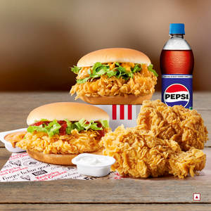 Classic Chicken Krisper Burger Combo
