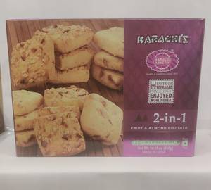 2 In 1 Fruit Almond Biscuits 400G