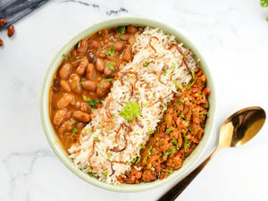 Ghar ke Rajma, Veg Keema & Jeera Pulao