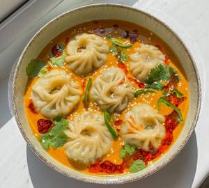 Jhol achar momo chicken