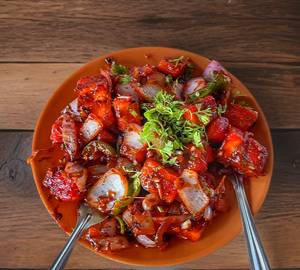 Spicy schezwan paneer [6pcs]