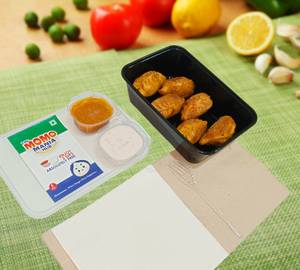 Golden Paneer Crunch Fried Momos [6 Pieces]