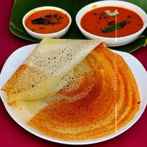 Onion Rava Sada Dosa