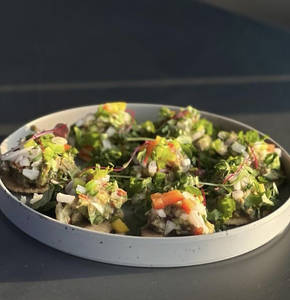Avocado Papdi Chat