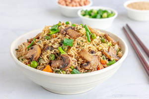Mushroom Fried Rice (no Onion & Garlic)