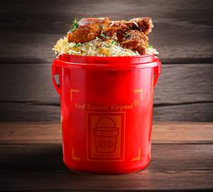 Bucket Chicken Biriyani 3kg (6 Person)with 1 chilli and 1 varuval free