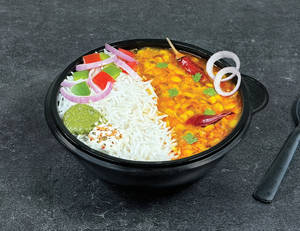 Dal Tadka Dhaba Style [Steamed Rice] Bowl
