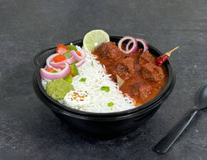 ChorBazaar Mutton Curry [Steamed Rice] Bowl
