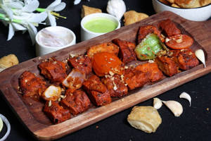 Veg Achari Soya Chaap Tikka