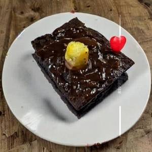 Sizzling Brownie Volcano