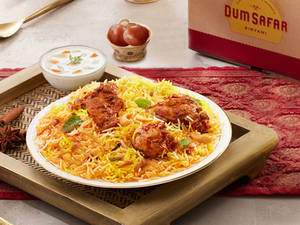 Half Boneless Chicken Dum Biryani