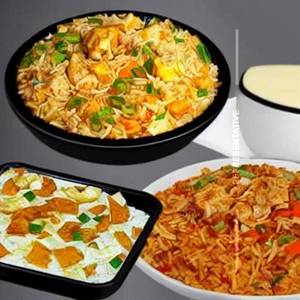 Cheese Chicken Eggg Fried Rice  Full 