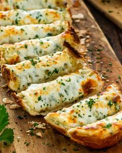 Veggie garlic bread