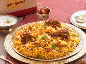 Half Mutton Dum Biryani