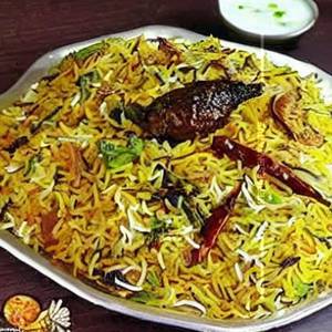 Palak Hyderabadi Biryani