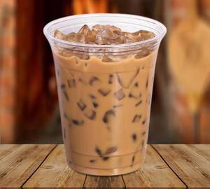 Instant iced caramel coffee