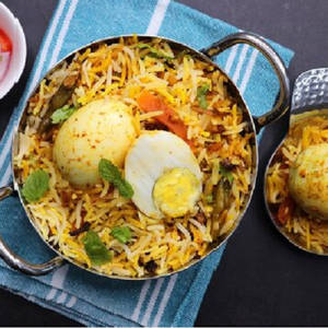 Hyderabadi Egg Dum Biryani
