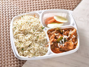 Jeera Rice + Kadhai Paneer