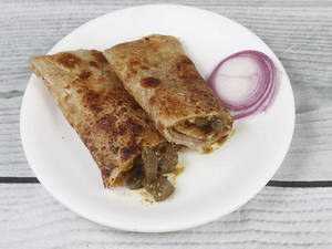 Mutton Boti Kebab Roll