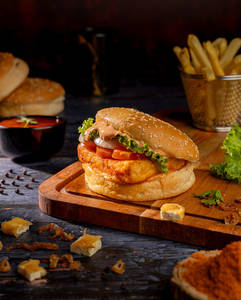 Spicy Paneer Burger