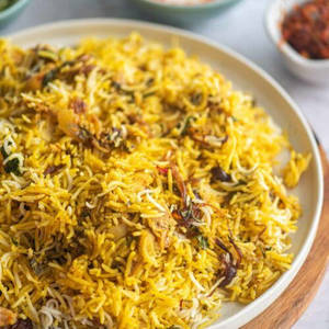 Chicken Dum Biryani Rice Only( Without Chicken)
