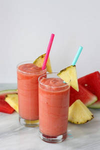 Pineaple Watermelon Juice