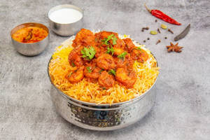 Prawns Biryani Full