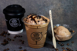 Chocolate Cold Coffee With Choco Chips & Syrup