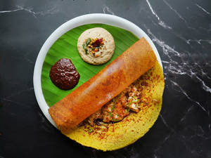 Pesara Upma Ghee Dosa