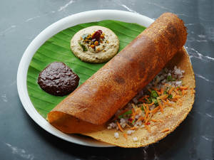 Carrot Dosa (1 Pcs)