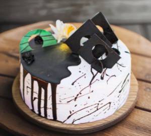 Choco Vanilla Fusion Cake 600grams