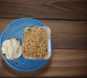 Sabudana Khichdi with dahi