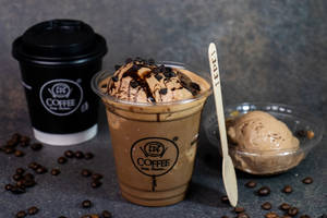 Chocolate Cold Coffee With Scoop