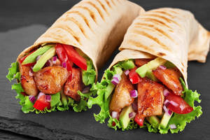 Tandoori Chicken Shawarma