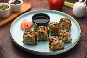 Grilled Teriyaki Chicken Roll (6 Pcs)