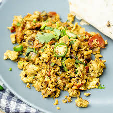 Eggs & Spiced Chicken Bhurji