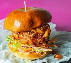 Korean chicken burger