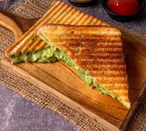 Veg Cheese Chilly Grilled Sandwich(2 Bread)
