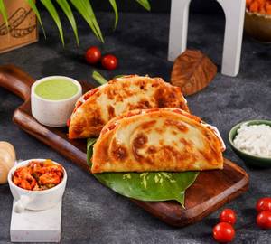 Garlic chicken tikka cheese para taco
